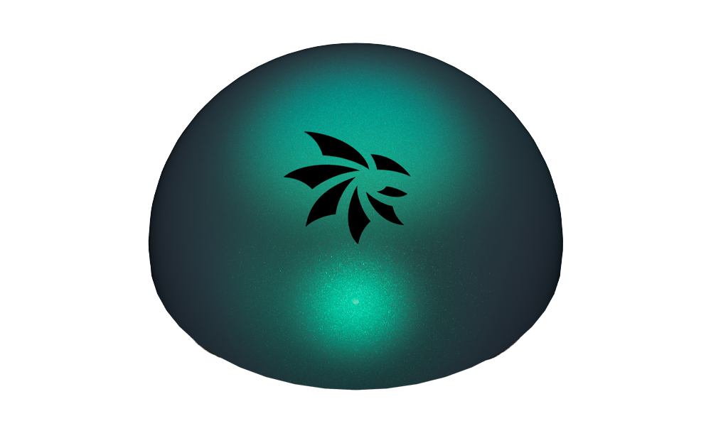 Pyrisma® T40-25 SW Turquoise Rendering