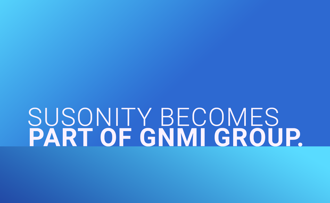 SUSONITY Becomes Part of GNMI Group