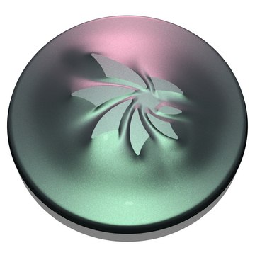 COLORSTREAM® T10-02 Arctic Fire multicolor: turquoise / silver / red / gold, 5-50 μm particle size distribution