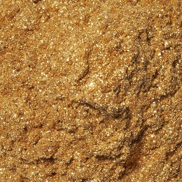 Candurin&#174; Gold Sparkle masstone, gold, 10-150&#160;&#956;m particle size distribution