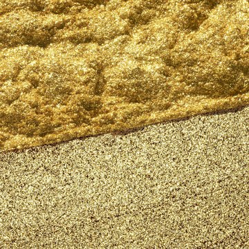 Ronastar&#174; Golden Jewel masstone, gold, 20-200&#160;&#956;m particle size distribution