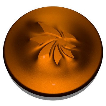 PYRISMA® M30-58 Ambercup Orange masstone, orange, 5-35 μm particle size distribution